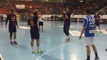 Palmarsson gana su primer partido para el Barcelona