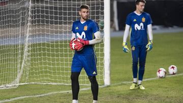 Unai Sim&oacute;n, con la Sub-21