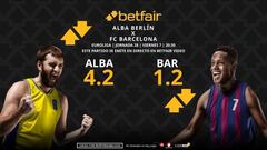 ALBA Berlín vs. FC Barcelona: horario, dónde ver, pronósticos, estadísticas y clasificación