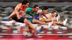 Primera ronda de las eliminatorias masculinas de 110m vallas en los Juegos Olímpicos de Tokio 2020