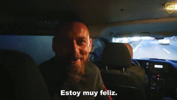 Así fue el camino de De Rossi desde Ezeiza a La Boca