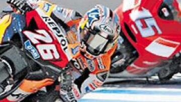 <b>TIRÓN. </b>La cadena se vestirá de gala para la primera carrera de Dani Pedrosa en Laguna Seca.