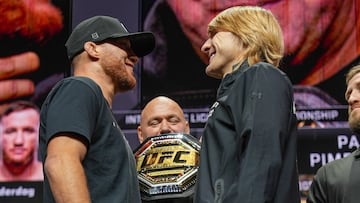 Último cara a cara entre Justin Gaethje y Paddy Pimblett.