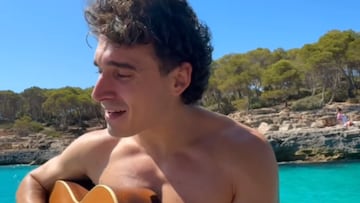 Borja, telonero de Karol G. (captura de un vídeo de Instagram)