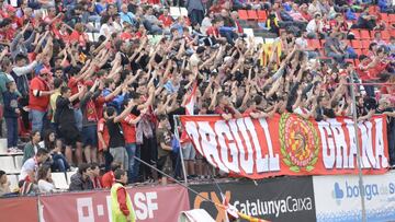 La afición del Nàstic.