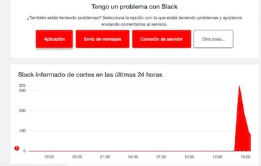 Slack caído: el servicio da error en web y en la aplicación