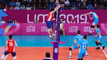 Chile luchó contra Argentina, pero cayó.
