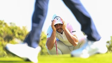 Hoylake (United Kingdom), 20/07/2023.- Adrian Otaegui plays the 17th hole during the first round of The 151st Open at Royal Liverpool Golf Club in Hoylake, Britain, 20 July 2023. (Reino Unido) EFE/EPA/Peter Powell .
