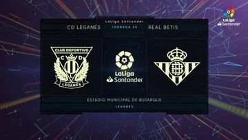 Resumen del Leganés vs. Betis de la Liga Santander