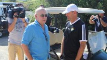 Juan Carlos Ollero, con Pepe Mel.