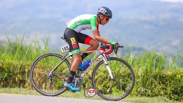 Falleció el joven ciclista César Valderrama.