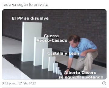 memes sobre la guerra en el Partido Popular