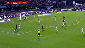 La gran jugada de André Gomes en el gol del Barça