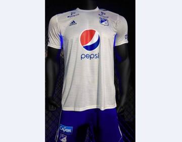 Segunda equipación de Millonarios