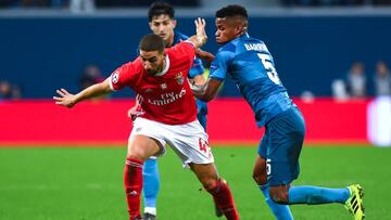 Zenit - Benfica en vivo: Champions League, en directo