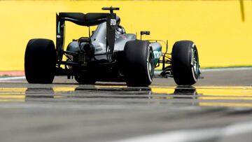Nico Rosberg durante el GP Bélgica 2016.