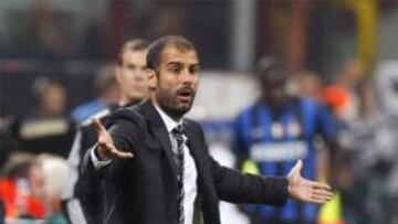 <b>BARCELONA </b>Pep Guardiola.