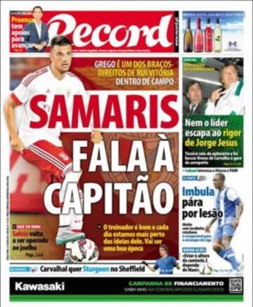 Portadas de la prensa deportiva