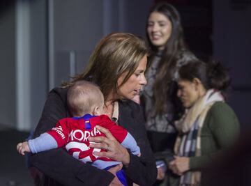 Morata's family were also present on Tuesday.