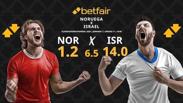 Noruega vs. Israel: horario, dónde ver, pronósticos y clasificación