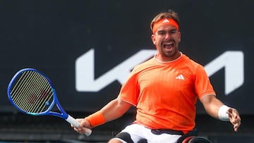 Martín de la Puente en el Open de Australia.