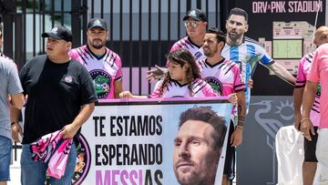 Las imágenes de Messi llegando a las instalaciones de Inter Miami