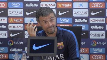 El gesto 'muy' Luis Enrique sobre Tebas, Messi y el Madrid