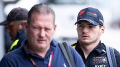 Jos y Max Verstappen en el GP de Hungría.