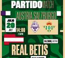 El Austria Salzburgo, primer rival veraniego del Betis