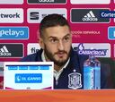 Rueda de prensa de Koke tras el empate a 1 contra Holanda