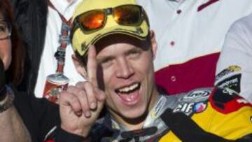 Tito Rabat, feliz y tranquilo con la última pole del año.