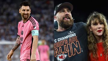 ?Messi, Travis Kelce y Taylor Swift en Arrowhead?