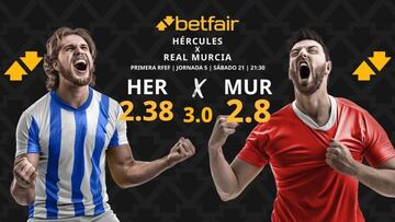 Hércules CF vs. Real Murcia: horario, dónde ver, pronósticos y clasificación