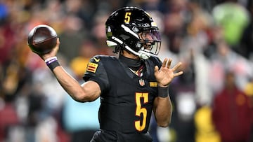 Jayden Daniels was guilty of a pivotal late fumble in Washington’s defeat to the Chicago Bears, but Ertz was full of praise for the QB.