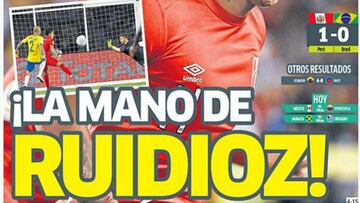 La prensa en Perú: comparan a Ruidíaz con Maradona