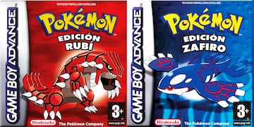 pokemon tercera generacion rubi zafiro