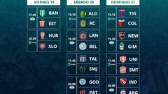 Copa de la Superliga: horarios, partidos y fixture de la vuelta de la primera ronda