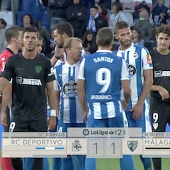 Resumen y goles del Deportivo vs. Málaga de la Liga 1|2|3