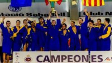 El Barceloneta festeja su título de la Copa del Rey.