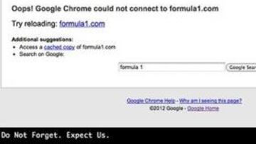 Hackean la web de la F1 en apoyo a las protestas