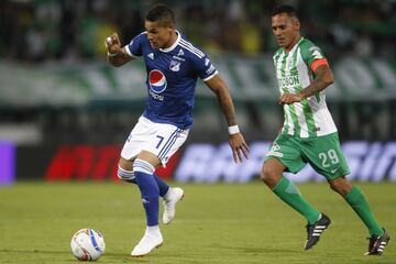 Los goles del partido fueron anotados por Dayro Moreno, para Nacional, y Christian Marrugo por Millonarios.