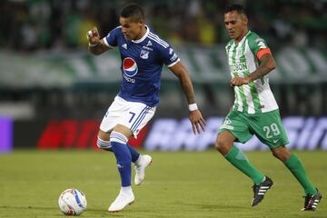 Los goles del partido fueron anotados por Dayro Moreno, para Nacional, y Christian Marrugo por Millonarios. 