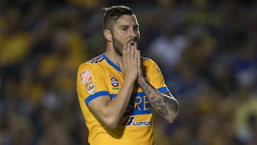 Cinco momentos oscuros de André-Pierre Gignac en Tigres