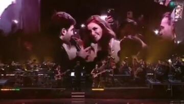 Sebastián Yatra se encuentra con Emilia Dides al bajar del escenario y esto ocurre: ojo a la reacción de los chilenos