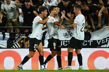 La eficacia de Hugo Duro: dos goles en cuatro remates 