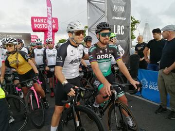 El calor de Barranquilla, el río Magdalena, el mar Caribe y 1500 aficionados rodaron junto a Peter Sagan en el gran fondo que pone fin a su visita a Colombia.