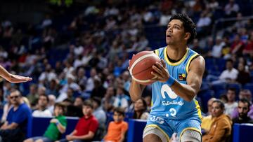 Mark Hughes, alero del Movistar Estudiantes, ante el Leyma Coruña.