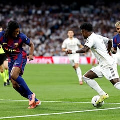 Acierto en el no penalti de Lamine a Vinicius y en la pena máxima por la mano de Eric García