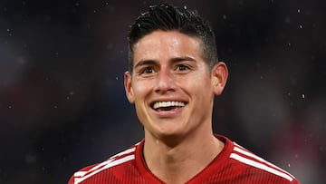 James Rodríguez, volante del Bayern Múnich