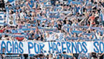 La Curva ya homenajeó al equipo tras la UEFA.